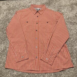 Nike ACG Men Long Sleeve Vented Fishing Hiking Outdoors Button Up Shirt Size L